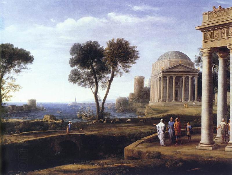Claude Lorrain Landscape with Aeneas at Delos China oil painting art